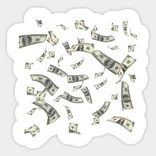 Money Rain Sticker